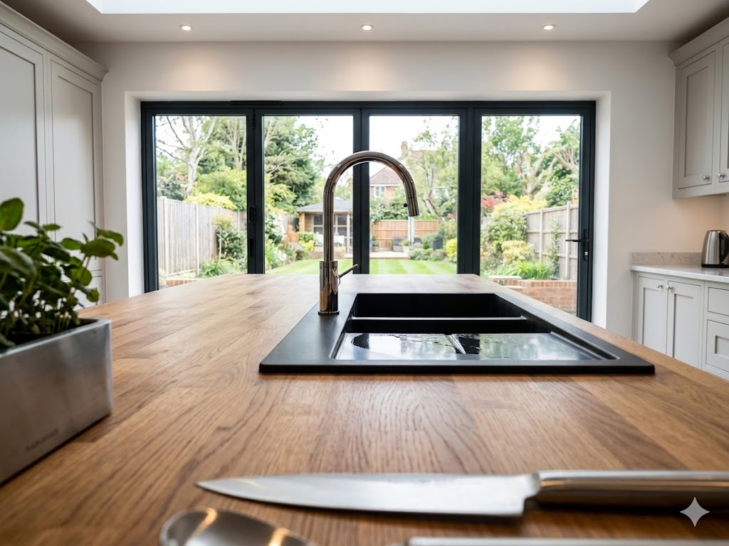 Kitchen and bathroom plumbing